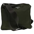PRADA Shoulder Bag Nylon Khaki Auth ar8323 - Prada