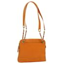 CHANEL Chain Shoulder Bag Caviar Skin Orange CC Auth ar8526 - Chanel