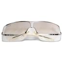 Vintage D&G Dolce und Gabbana Y2K silber transparant designer sonnenbrille brille sonnenbrille bella hadid null 00's 00S MADE IN ITALIEN - Dolce & Gabbana
