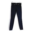 Versace Jeans aus Stoffmix in Marineblau/Schwarz