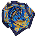 Hermes Blue Les Bissone de Venise Silk Scarf - Hermès