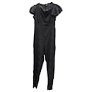 Rachel Comey Belted Jumpsuit in Black Silk