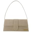 Le Bambino Long Bag - Jacquemus -  Greige Clair - Leather