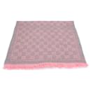 gucci GG Wool and Silk Scarf pink - Gucci