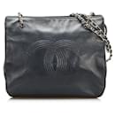chanel Leather Chain Tote black - Chanel