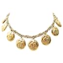 VINTAGE CHANEL MADEMOISELLE GABRIELLE COCO NECKLACE IN GOLD METAL GOLDEN NECKLACE - Chanel
