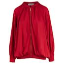 Yves Saint Laurent Red Bomber Jacket