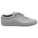 Common Projects Achilles Low Top Sneakers in Grey Calfskin Leather - Autre Marque