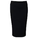Mugler Fitted Pencil Skirt in Black Viscose - Thierry Mugler