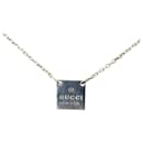 Gucci Square Trademark Pendant Necklace
