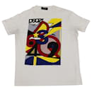 Dsquared2 Pop-Art Inspired Graphic T-shirt in White Cotton