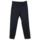 Gucci Tapered Trousers in Navy Blue Viscose