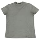 Tom Ford Round Neck T-shirt in Gray Cotton