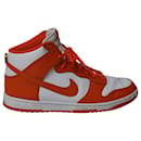 Nike Dunk High Syracuse in Orange and White Leather