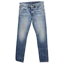Tom Ford Japanese Selvedge Slim Fit Jeans in Blue Cotton Denim 