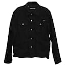 Tom Ford Slim Fit Selvedge Denim Jacket in Black Cotton
