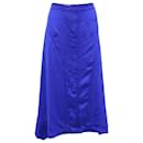 Stella McCartney Midi Skirt in Blue Silk  - Stella Mc Cartney