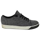 Lanvin DBB1 Felt Low-Top Sneakers in Grey Wool