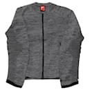 Nike Tech Knit Bomber Jacket in Grey Nylon