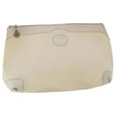 GUCCI Micro GG Canvas Clutch Bag White 014.904.0597 Auth FM1931 - Gucci