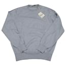 Brunello Cucinelli Crewneck Sweatshirt in Light Blue Cotton