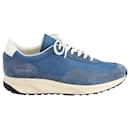 Common Projects Track 80 Sneakers in Blue Suede - Autre Marque