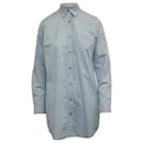 Alexander Wang Hemdkleid aus hellblauer Baumwolle