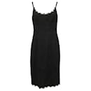 Diane Von Furstenberg Olivia Lace Dress in Black Nylon