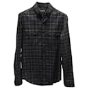 Tom Ford Plaid Flannel Sport Shirt in Green Cotton