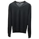 Tom Ford V-neck Sweatshirt in Black Wool