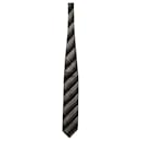 Ermenegildo Zegna Striped Necktie in Multicolor Silk