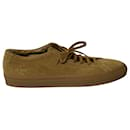 Common Projects Achilles Low Top Sneakers in Tan Suede - Autre Marque