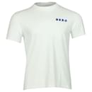 Sandro Hero T-Shirt mit Rundhalsausschnitt aus weißer Baumwolle
