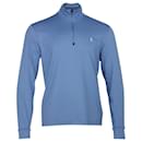 Polo Golf Ralph Lauren Chemise à quart de zip en polyester bleu - Polo Ralph Lauren