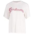 Zimmerman Logo T-Shirt in Cream Linen - Zimmermann