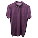 Brunello Cucinelli Polo Shirt in Purple Cotton