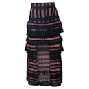 Zimmermann Pleated Skirt in Multicolor Polyester