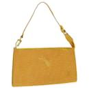 LOUIS VUITTON Epi Pochette Accessoires Accessory Pouch Yellow M52989 auth 34189 - Louis Vuitton