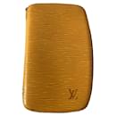 Vintage ocra yellow zip wallet - Louis Vuitton
