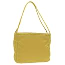 PRADA Shoulder Bag Nylon Yellow Auth ar8422 - Prada