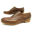 NEW CHURCH'S BURWOOD III SHOES 38 W BROWN A73683 SHOES - Church's