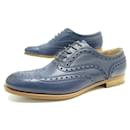 NEW CHURCH'S BURWOOD III SHOES 38 a73683 NAVY LEATHER SHOES - Church's