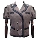 NEW MARC JACOBS JACKET SIZE M 10 UK 38 FR IN BROWN AND BLACK WOOL JACKET - Marc Jacobs