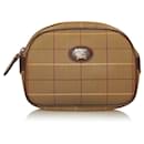 Plaid Canvas Pouch - Burberry