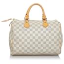 Louis Vuitton White Damier Azur Speedy 30