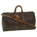 Louis Vuitton Monogram Keepall Bandouliere 55 Boston Bag M.41414 LV Auth ki2612