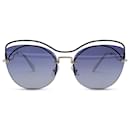 Óculos de sol feminino Cat Eye Mint azul SMU 50 T 60/17 145 MILÍMETROS - Miu Miu