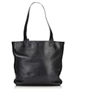 Chanel Black Leather Tote
