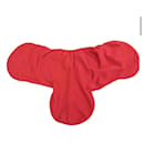 Hermès NEW HERMES HORSES SADDLE COVER IN RED POLYESTER NEW RED SADDLE COVER