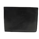 VINTAGE HERMES WALLET CARD HOLDER 1976 BLACK LEATHER WALLET - Hermès